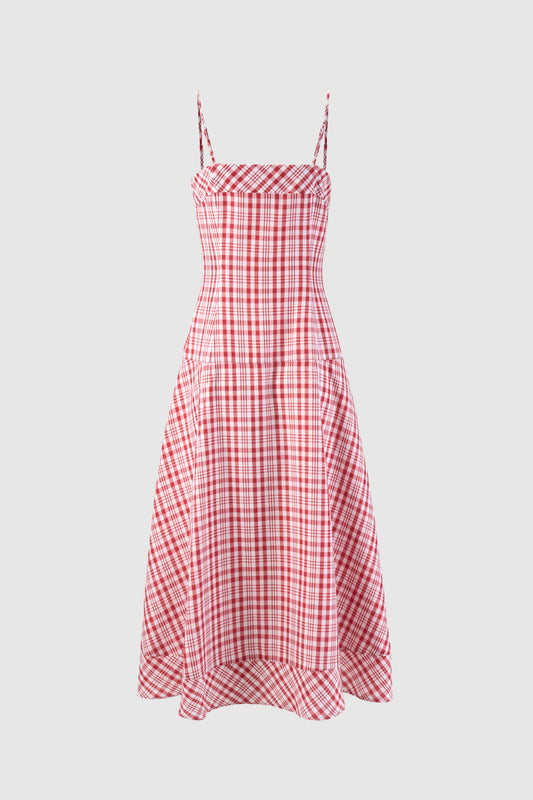 Drop Me A Note Dress in Easy Breezy Plaid