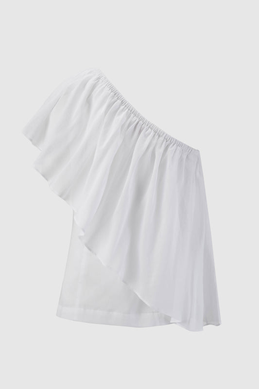 Wedge Top in Lightweight Cotton Voile