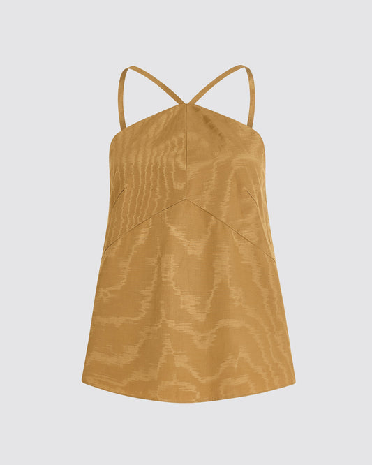 Flying V Top in Moire Tracee