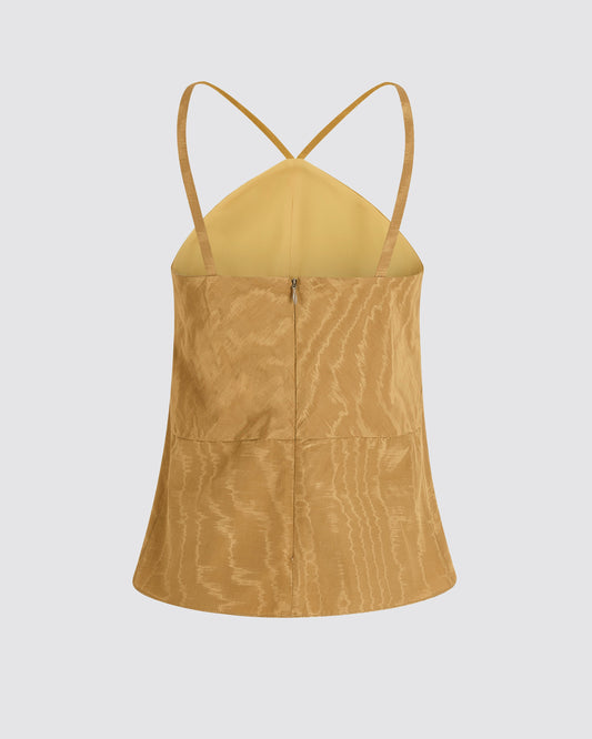 Flying V Top in Moire Tracee