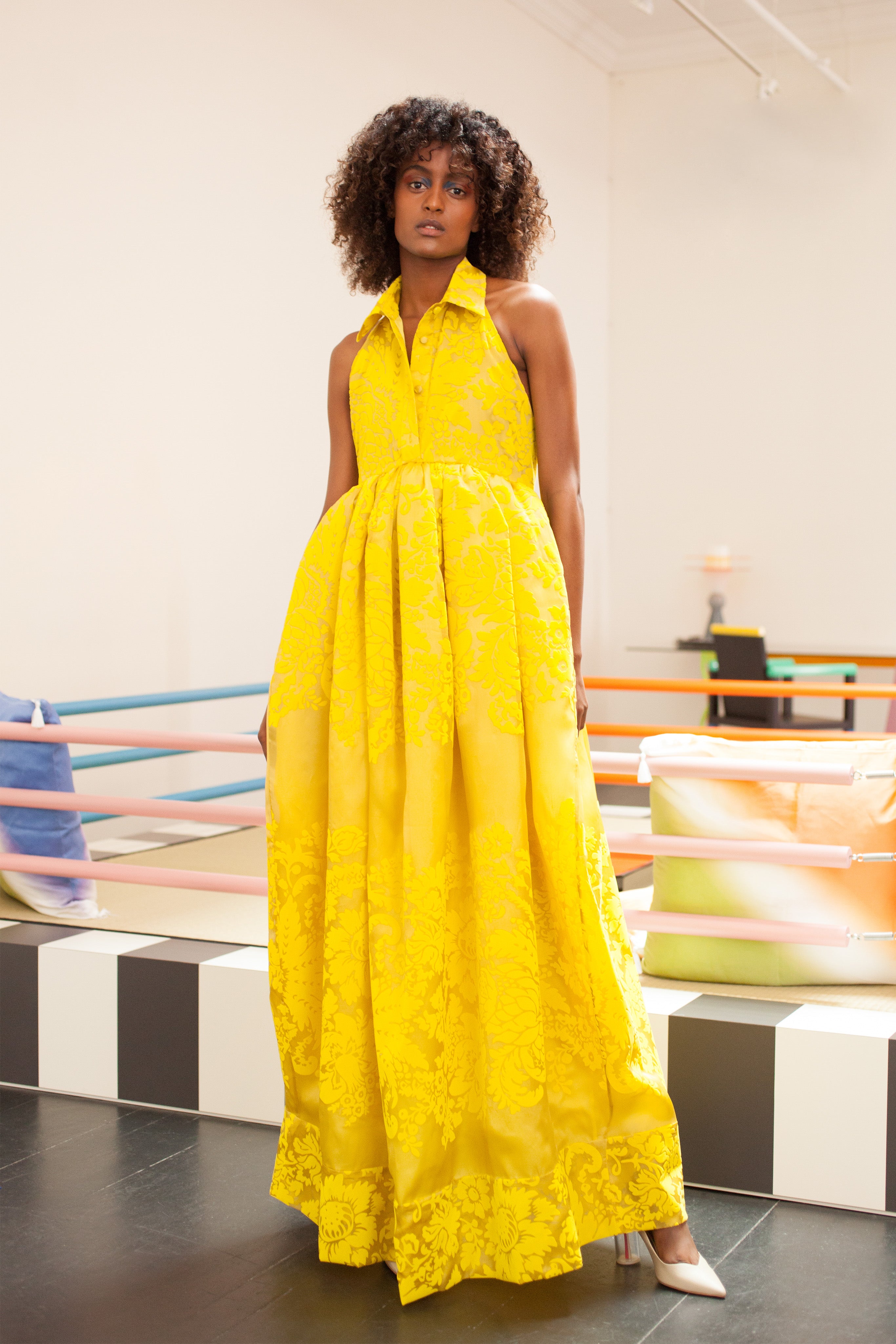 Rosie assoulin clearance yellow dress