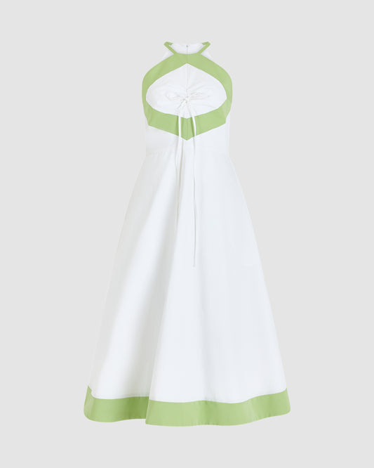 50s Dress in Heavy Cotton Poplin