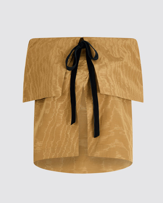 Flapjack Top in Moire Tracee