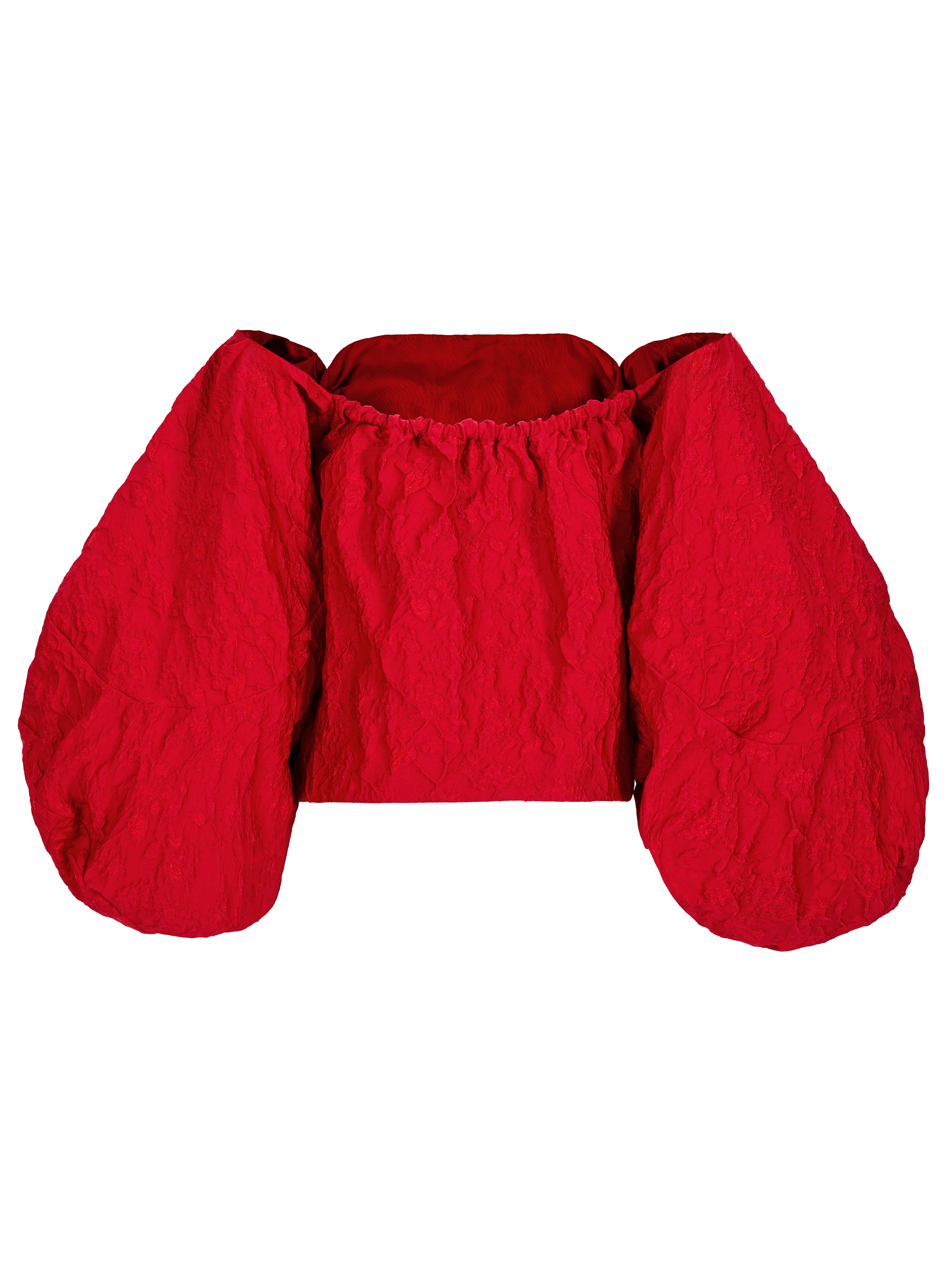 Balloon Top in Floral Cloque – Rosie Assoulin