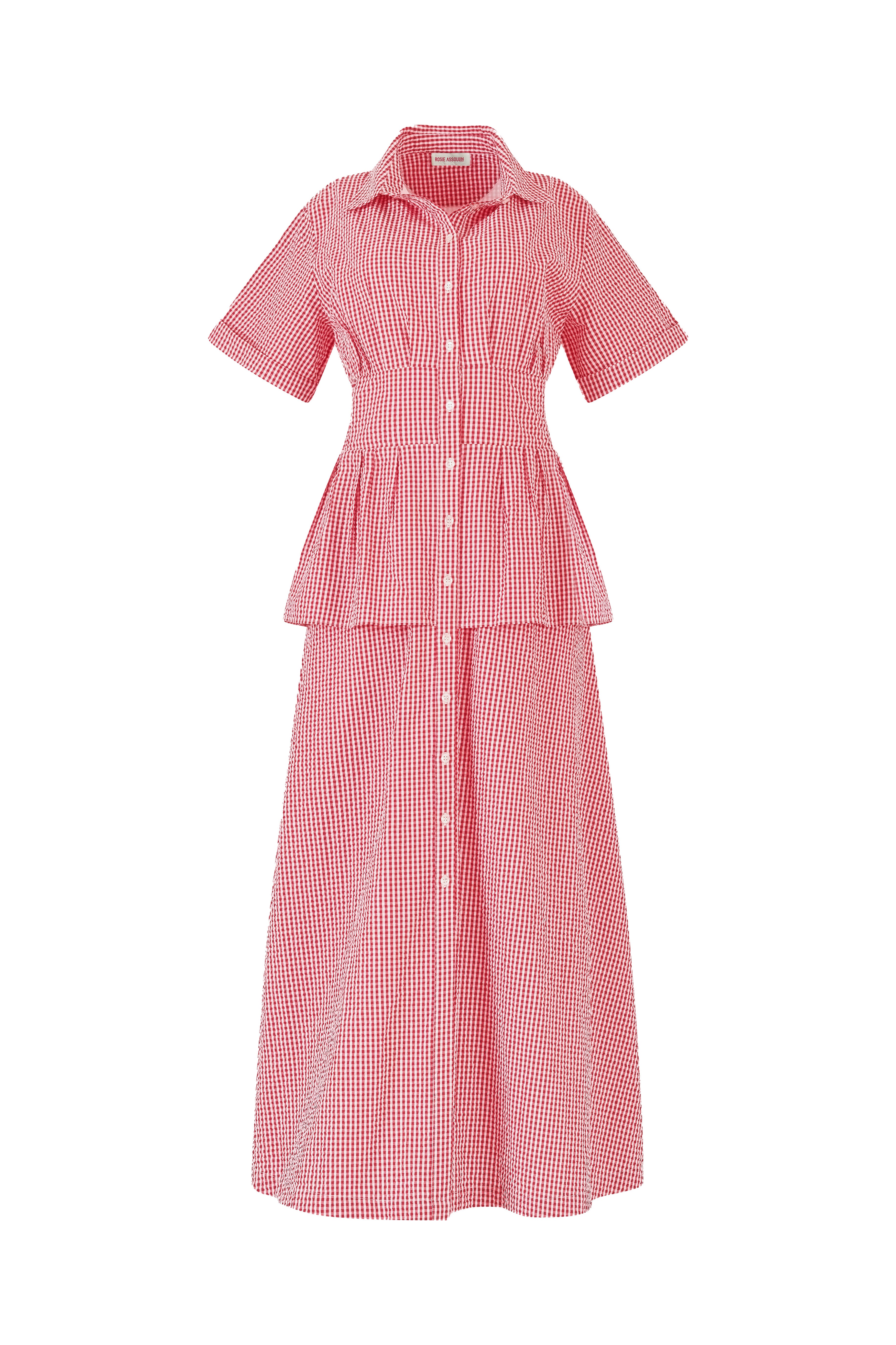 Boogie Woogie Bugle Boy Dress in Seersucker Gingham – Rosie Assoulin