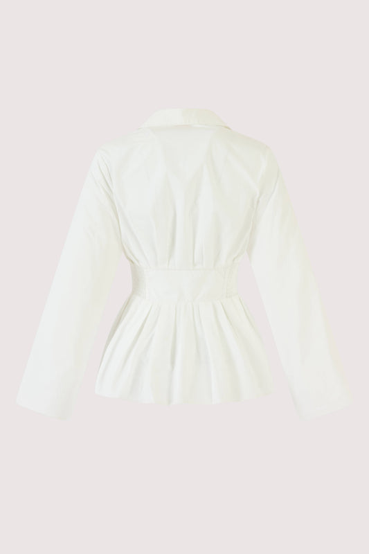 Boogie Woogie Bugle Boy Top in Cotton Poplin