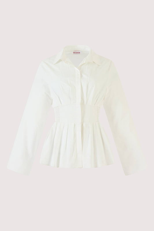 Boogie Woogie Bugle Boy Top in Cotton Poplin