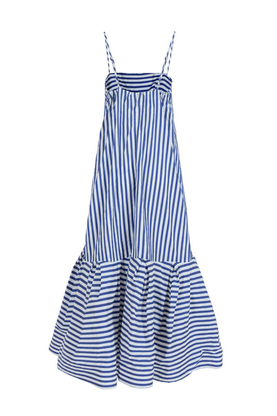 Rosie Assoulin Women's Cami Striped Cotton-Blend Maxi Dress - Blue Stripe - Size 4 Rosie Assoulin Women's Cami Striped Cotton-Blend Maxi Dress - Blue Stripe - Size 4