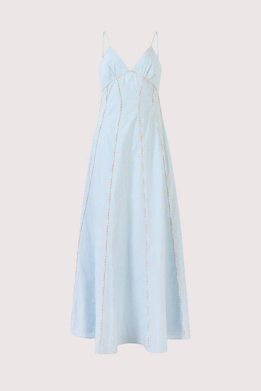 Cami Maxi Dress in Ultrafine Cotton Poplin