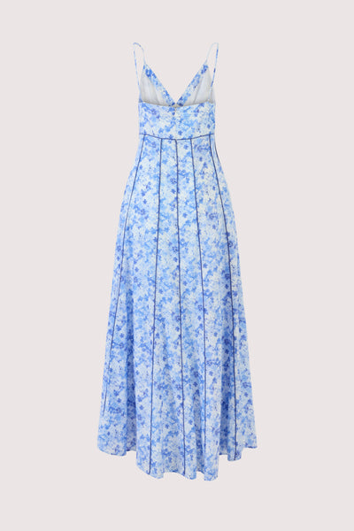 Cami Maxi Dress in Watercolor Floral Blue Multi / 12 Cami Maxi Dress in Watercolor Floral Blue Multi / 12