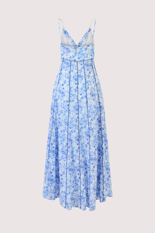 Cami Maxi Dress in Watercolor Floral Rosie Assoulin Cami Maxi Dress in Watercolor Floral Rosie Assoulin