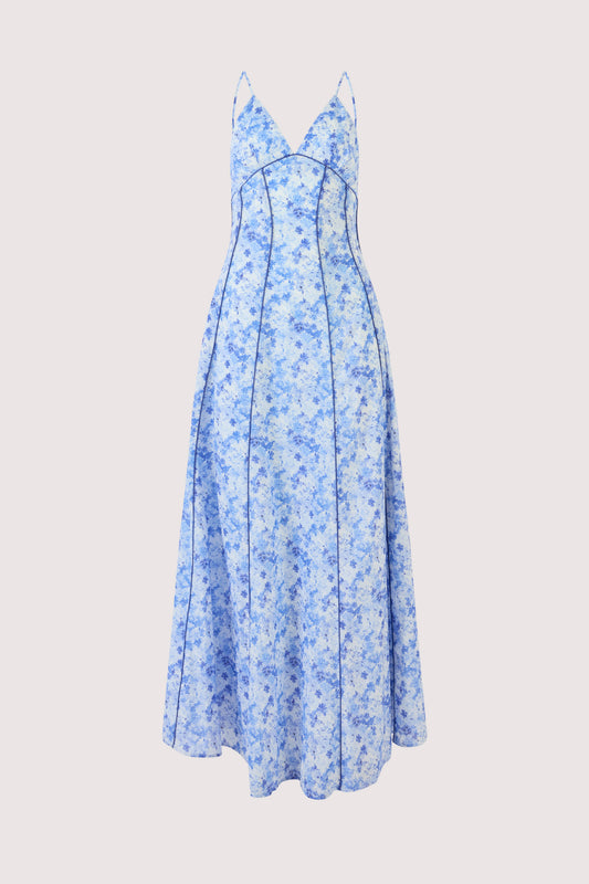 Cami Maxi Dress in Watercolor Floral Rosie Assoulin Cami Maxi Dress in Watercolor Floral Rosie Assoulin