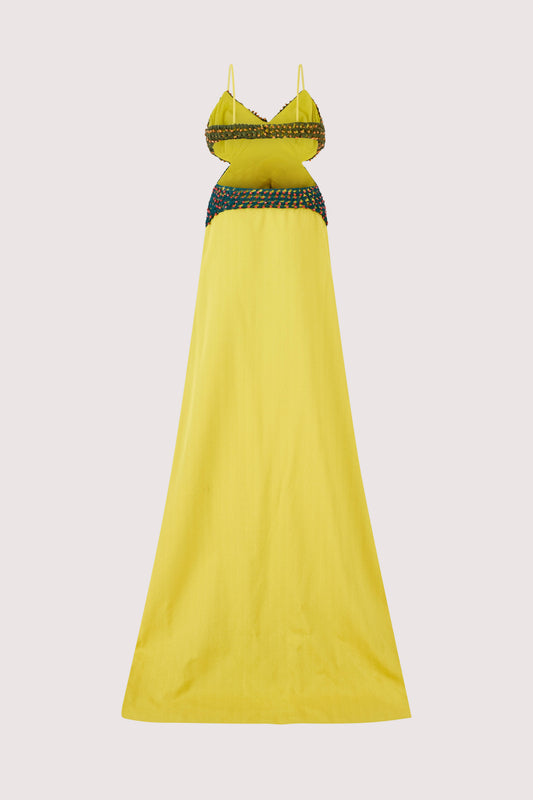 Crochet Crossing Gown in Spongy Crepe – Rosie Assoulin