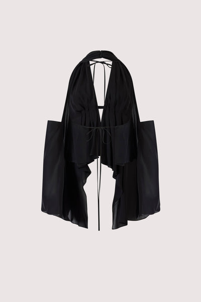 Curtain Call Top in Silk Chiffon
