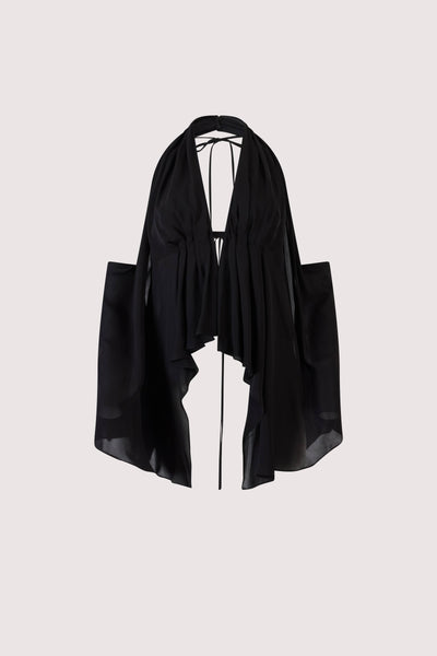Curtain Call Top in Silk Chiffon