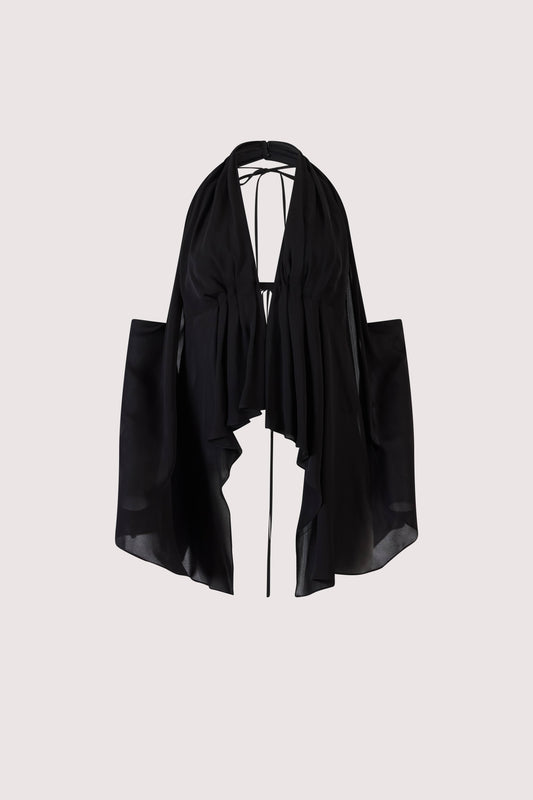 Curtain Call Top in Silk Chiffon