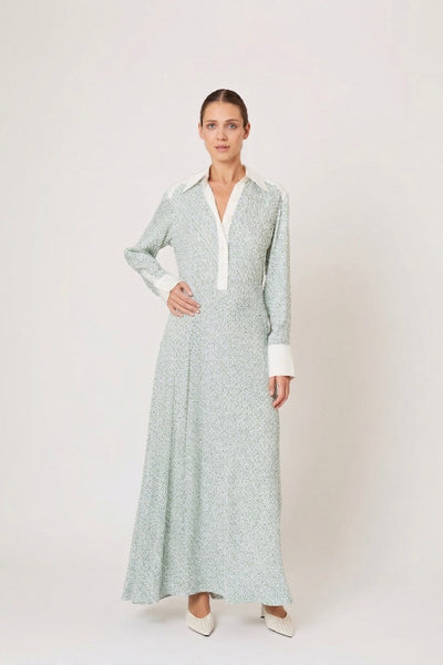 Groovy Shirtdress in Geo Print Poplin