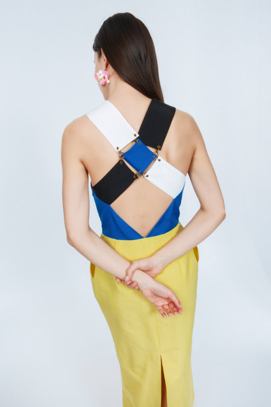Simon Says Gown in Cotton Grosgrain