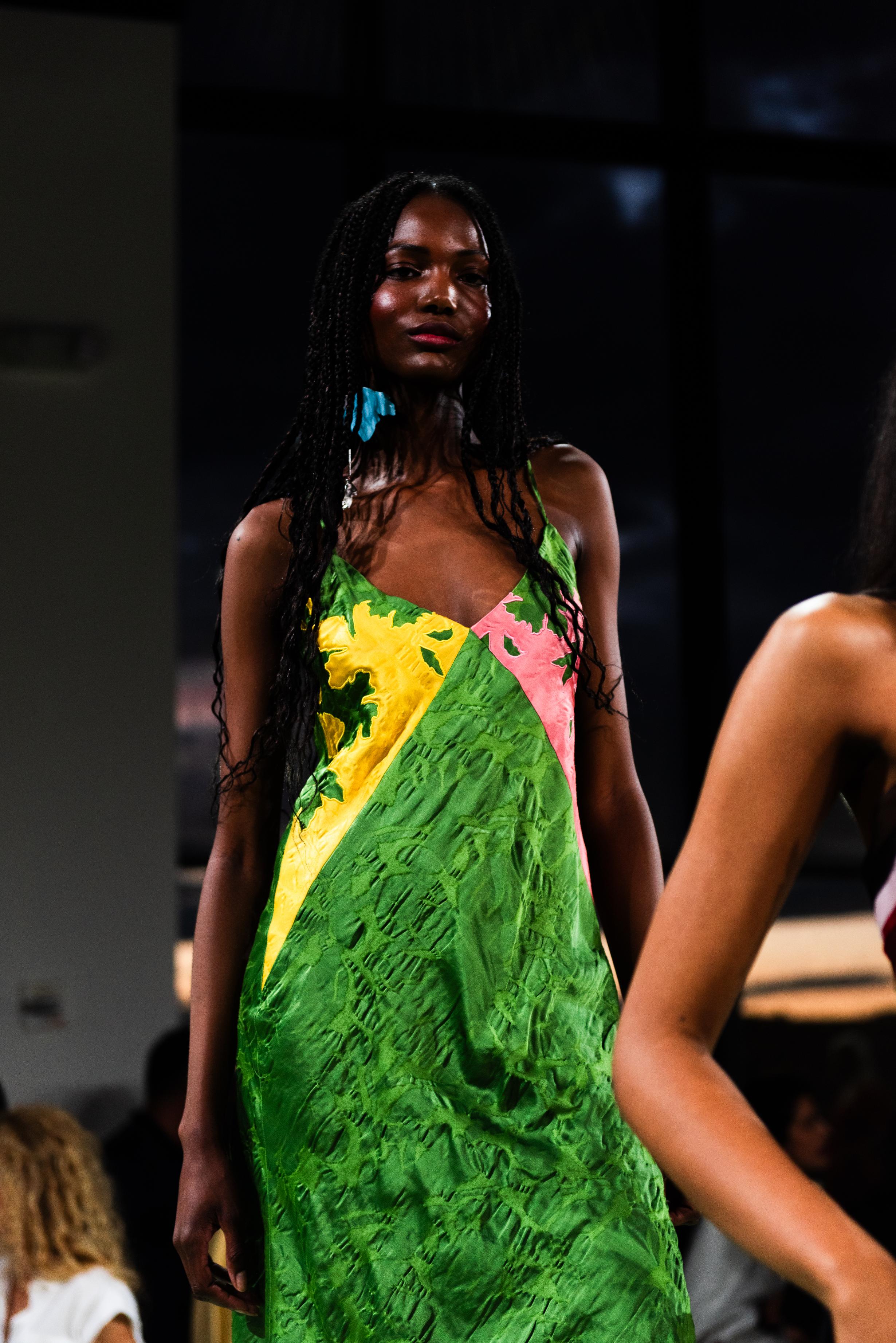 Slip Dress in Wool Burn Out – Rosie Assoulin