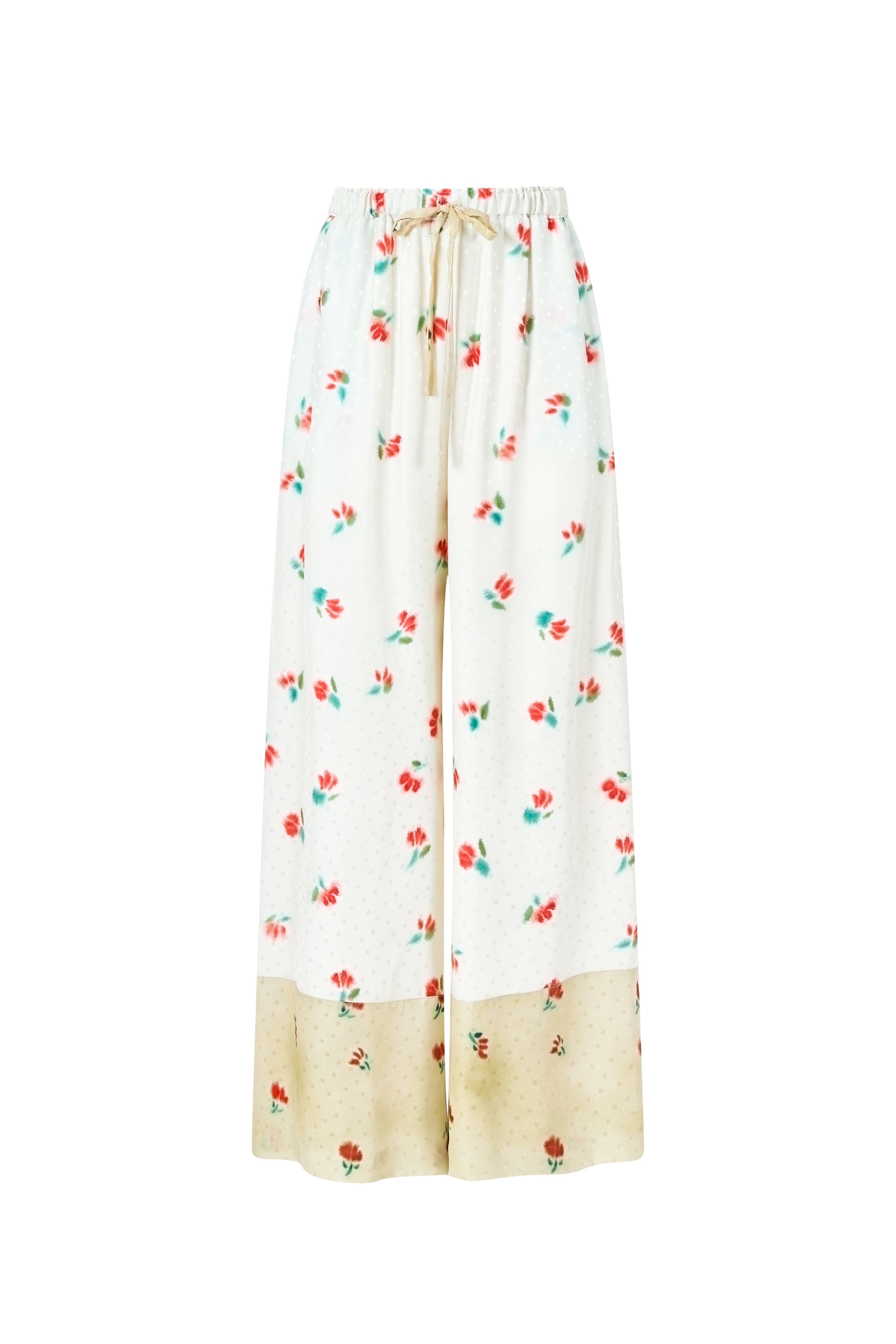 Drawstring Pant in Tulip Jacquard – Rosie Assoulin