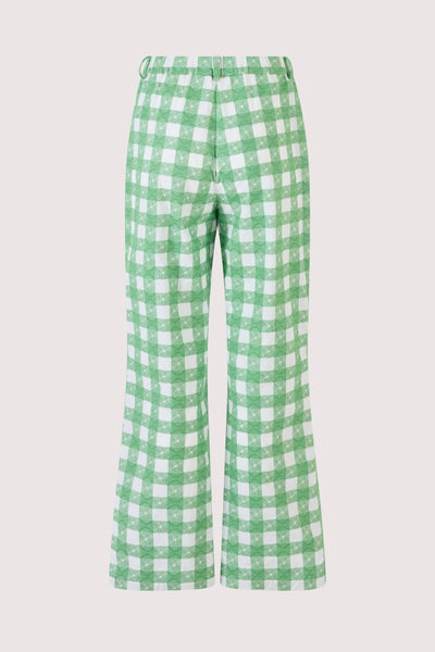Easy Does It Pant in Picnic Embroidered Gingham