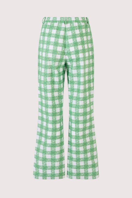 Easy Does It Pant in Picnic Embroidered Gingham