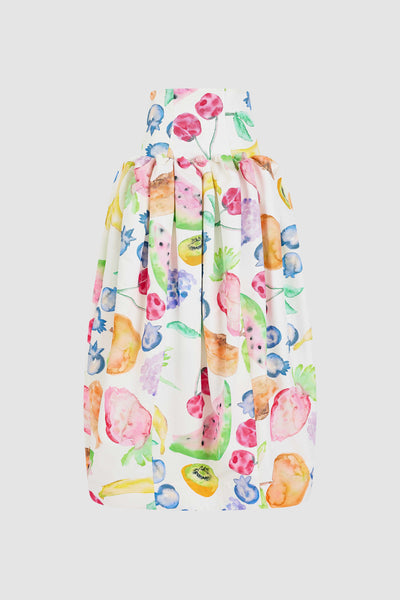 Fifi Ball Skirt in Fruit Cotton Faille