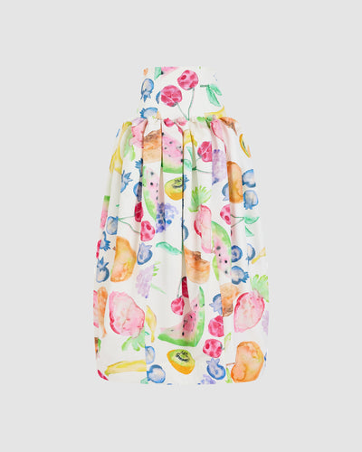 Fifi Ball Skirt in Fruit Cotton Faille