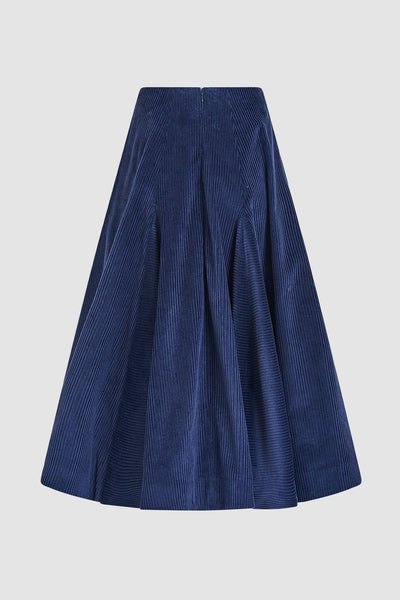 Flouncy Skirt in Wide Wale Corduroy