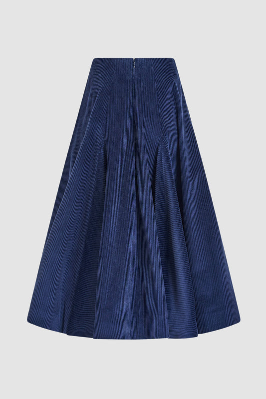 Flouncy Skirt in Wide Wale Corduroy