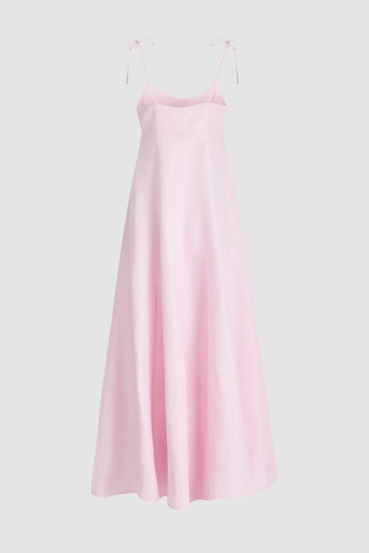 High Garden Maxi Dress in Linen Viscose