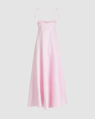 High Garden Maxi Dress in Linen Viscose