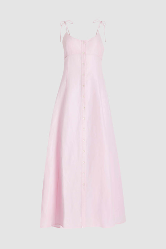 High Garden Maxi Dress in Linen Viscose