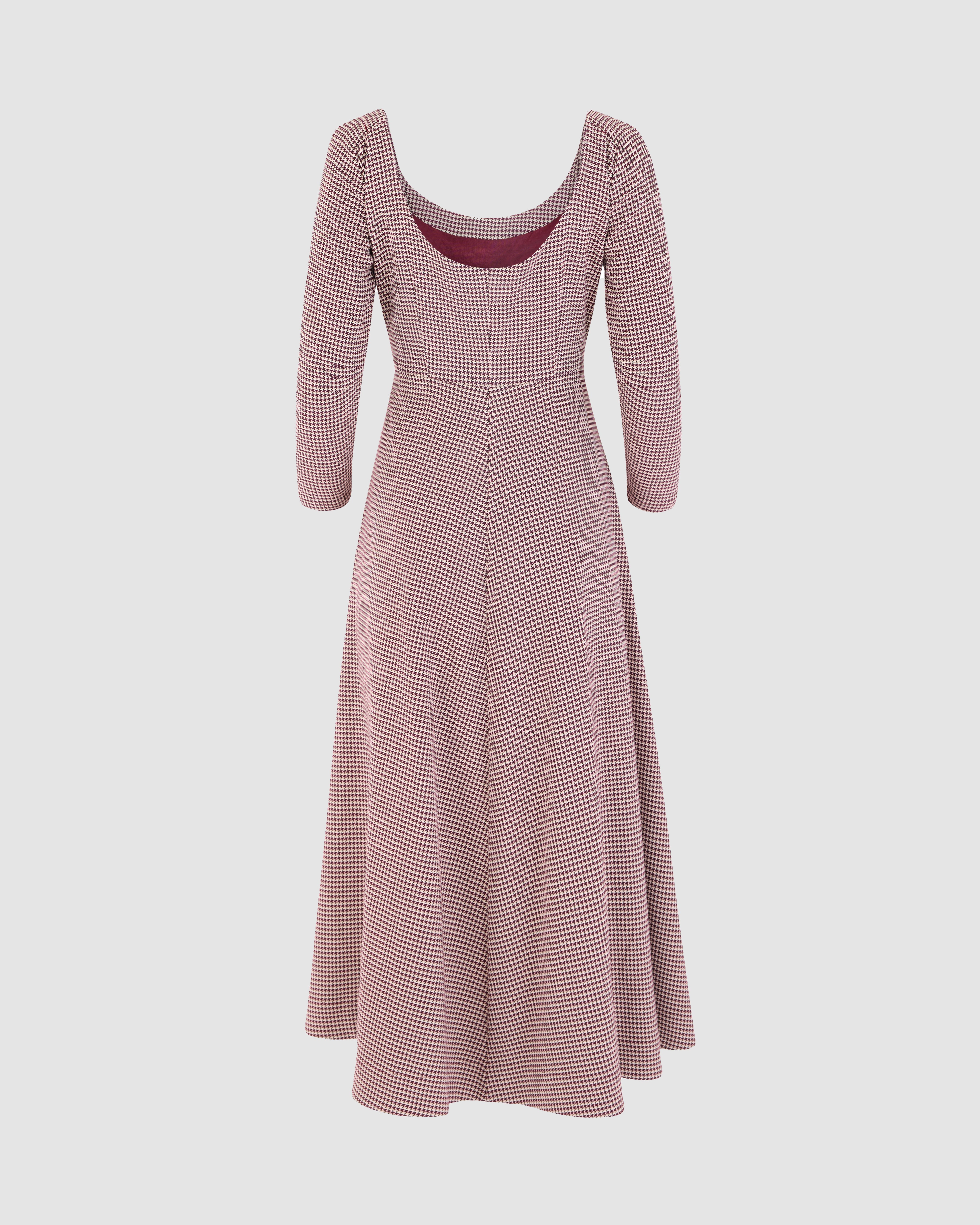 Jackie Oh Dress in Micro Houndstooth – Rosie Assoulin