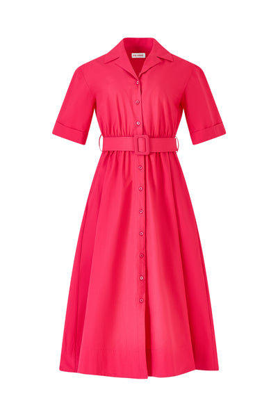 Jane Shirt Dress in Cotton Poplin Rosie Assoulin Jane Shirt Dress in Cotton Poplin Rosie Assoulin