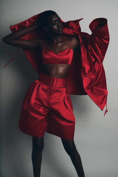 Sarah Jessica Parka in Double Duchess Satin