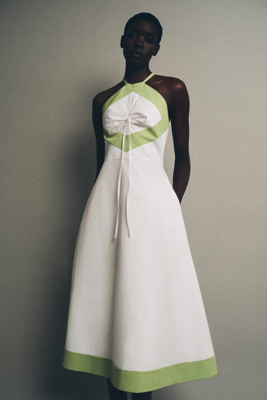 50s Dress in Heavy Cotton Poplin