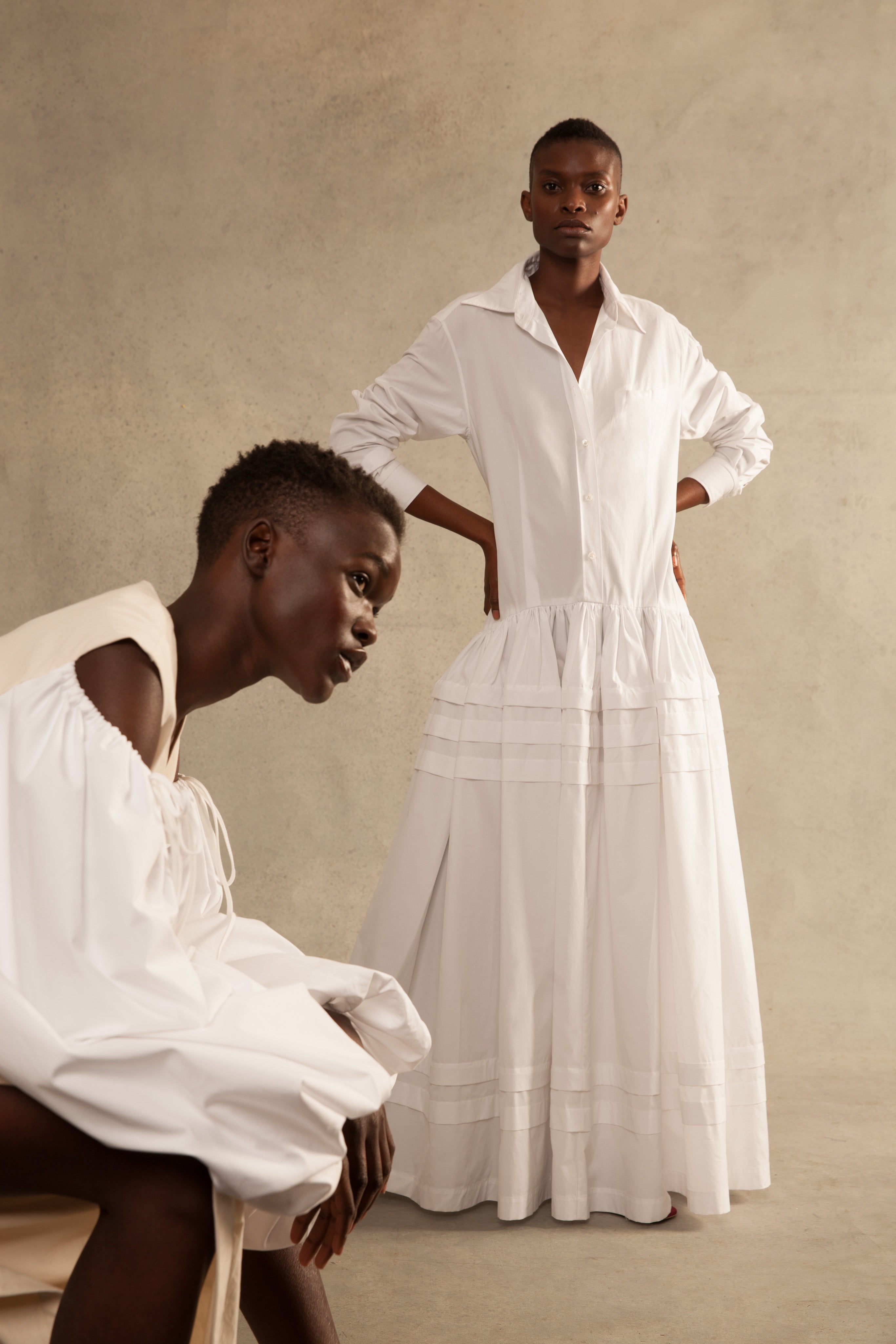 pre fall dresses Discover Pre-Fall '26 new arrivals. Shop the Nora Bustier Maxi Dress, Claire Knit Cardigan & Quinn Midi Skirt, from The Harvest collection. #leolin #theharvest #prefall26