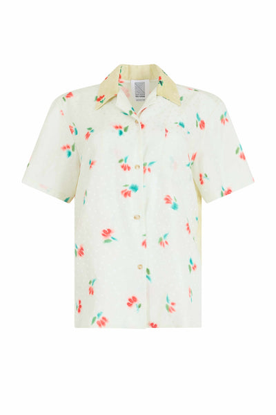 Cabana Top in Tulip Jacquard