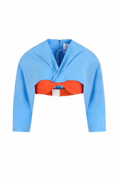 Under Bra Top in Elegante Poplin