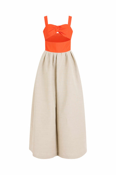 Morning After Jumpsuit in Linen Canvas