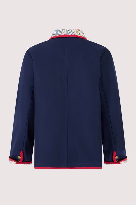 Patchwork Safari Jacket in Litchfield Floral Jacquard