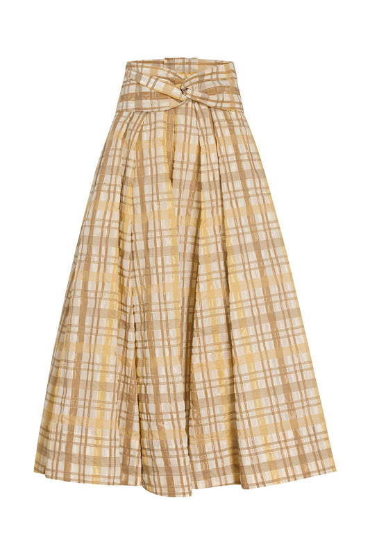 A-Line Skirt - Crunchy Plaid