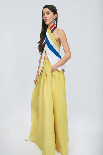 Skant Pant Skirt in Cotton Grosgrain