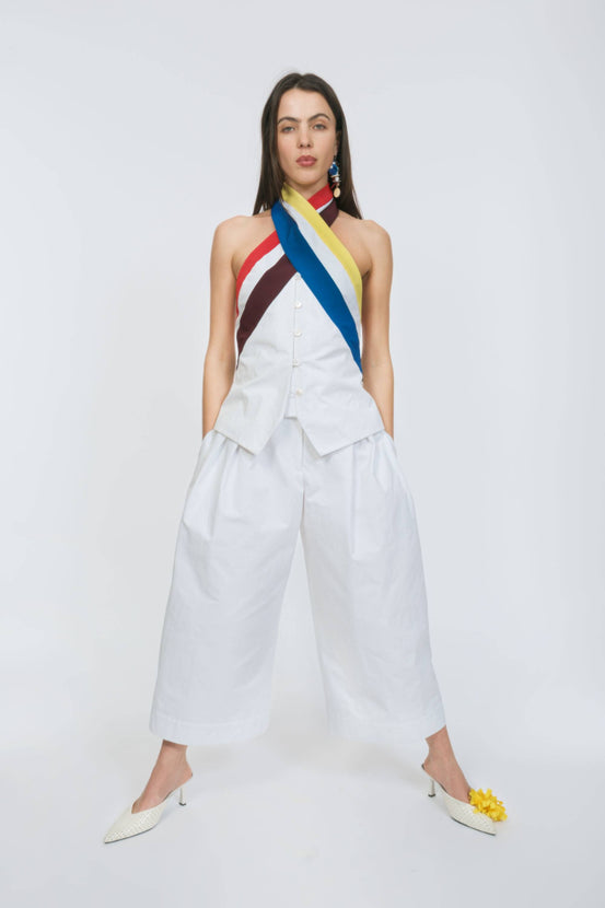 rosie assoulin halter in the name of love dress Rosie Assoulin Halter In The Name Of Love Dress - Green