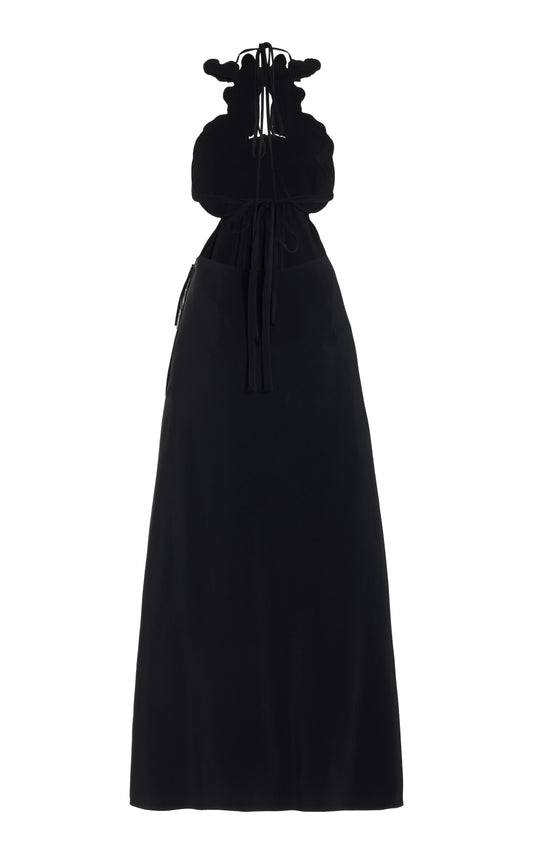 Rorschach Midi Dress - Black