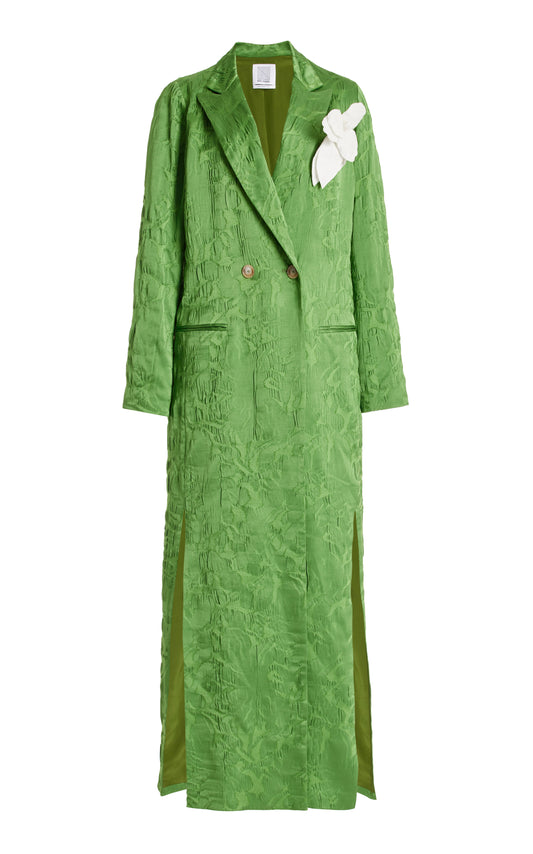 Emerald City Coat in Wool Burn Out