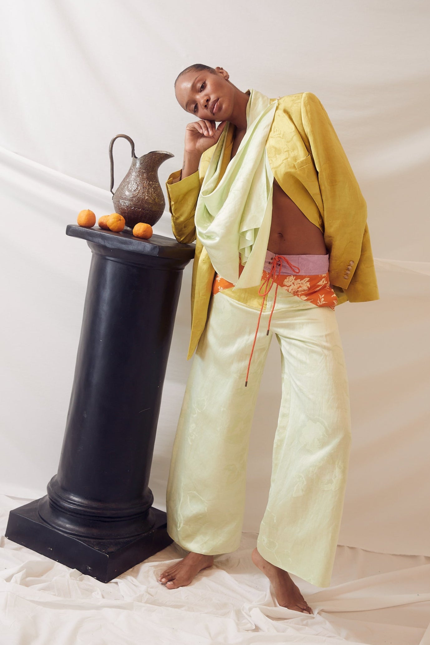 Harbor Pant in Paintbrush Jacquard – Rosie Assoulin