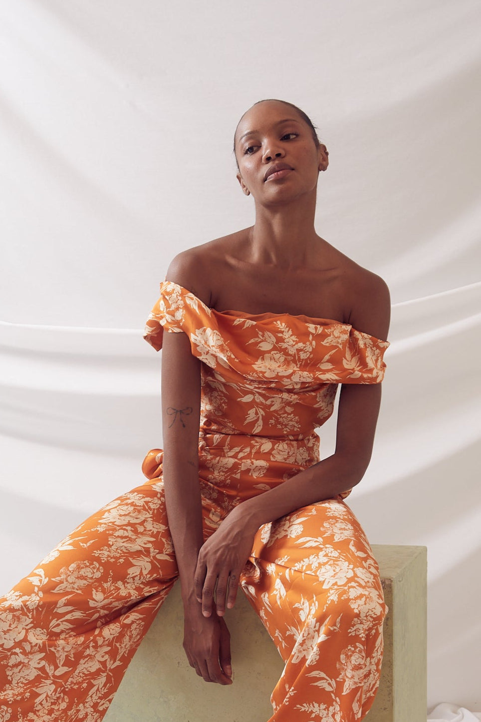 Can't Bare It Top in Paintbrush Printed Viscose – Rosie Assoulin