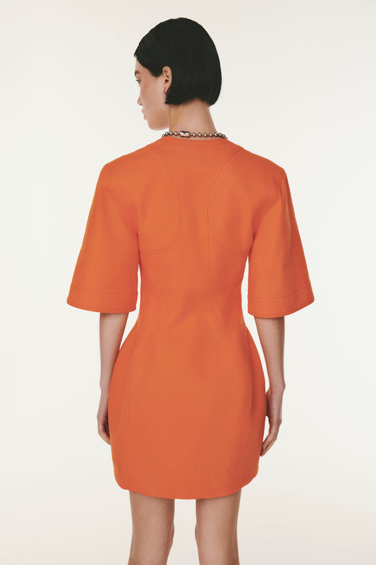 U-Turn Dress - Bright Orange